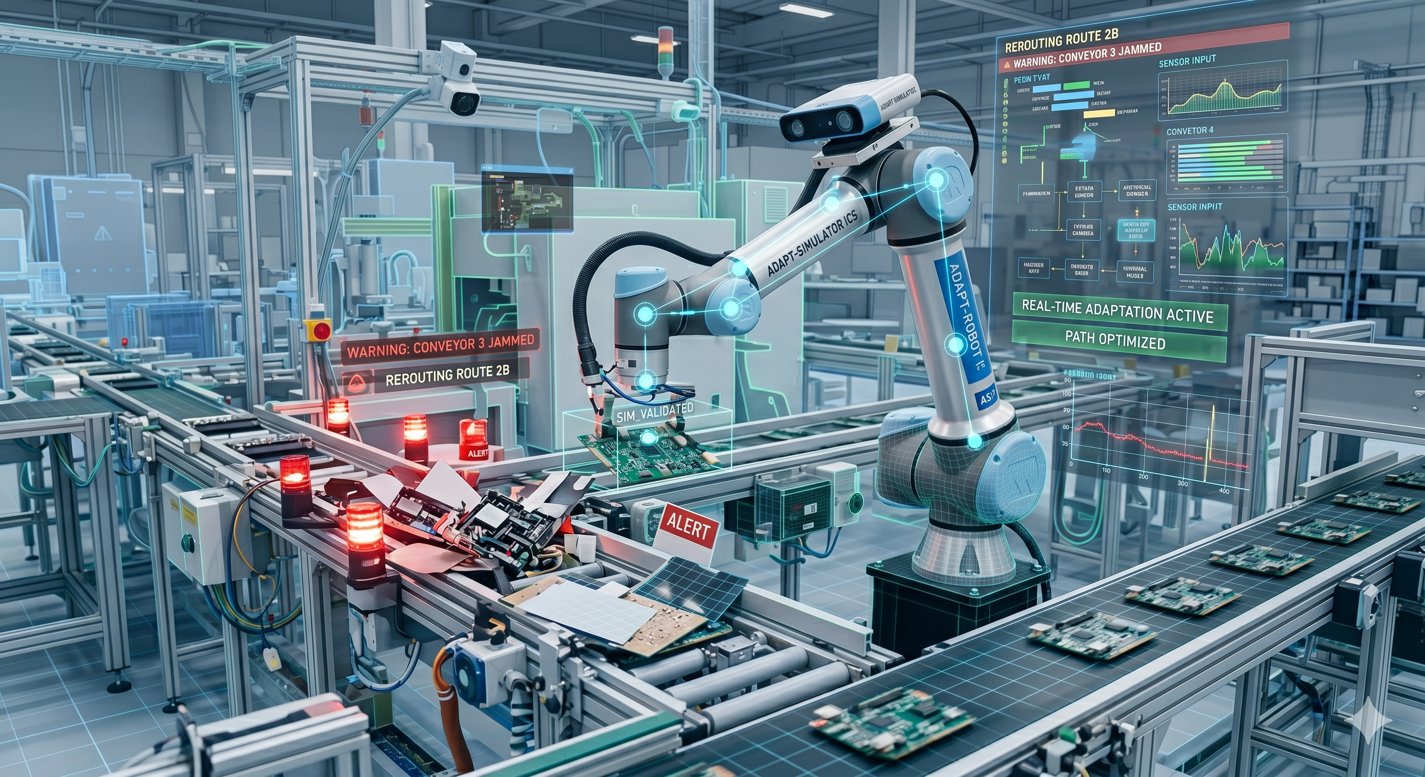 Real-Time Adaptability of Robots to Dynamic Production Conditions